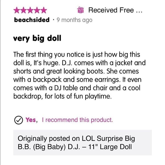 NEW!🔥 LOL Surprise BIG! Baby MC Swag 11 inch Large Doll with Colorful Surprises - Picture 16 of 16